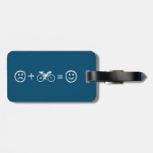 Bikepacking maakt je gelukkig bagagelabel (Achterkant horizontaal)