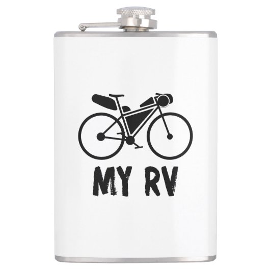 Bikepacking, mijn recreatievoertuig heupfles (Voorkant)