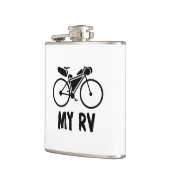 Bikepacking, mijn recreatievoertuig heupfles (Links)