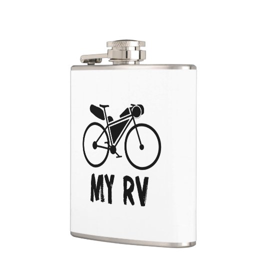 Bikepacking, mijn recreatievoertuig heupfles (Links)