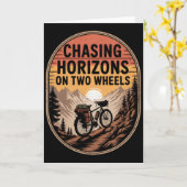 Bikepacking Outdoor Mountain Biking Chasing Horizo Kaart (Gele Bloem)