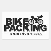 Bikepacking: Tour Divide Sticker (Voorkant)
