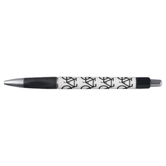 Biker Abstract Rubber Grip Pen (Voorkant)