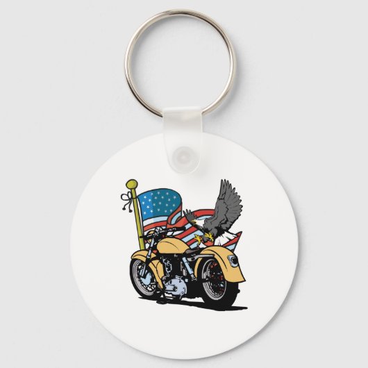 Biker American Eagle Sleutelhanger (Voorkant)