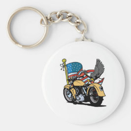 Biker American Eagle Sleutelhanger