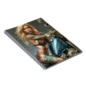 Biker Babe10 Notitieboek (Rechterzijde)
