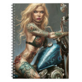 Biker Babe10 Notitieboek (Voorkant)