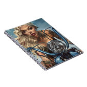 Biker Babe11 Notitieboek (Rechterzijde)
