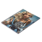 Biker Babe11 Notitieboek (Linkerzijde)