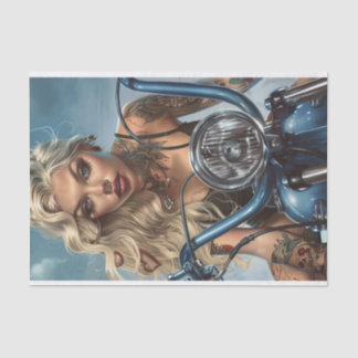 Biker Babe11 Tissuepapier