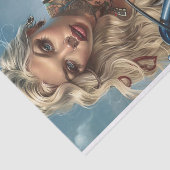 Biker Babe11 Tissuepapier (Detail)