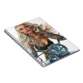Biker Babe12 Notitieboek (Rechterzijde)