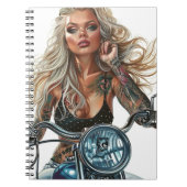 Biker Babe12 Notitieboek (Voorkant)