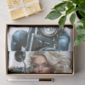 Biker Babe14 Tissuepapier (Geschenk)