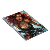 Biker Babe1 Notitieboek (Rechterzijde)