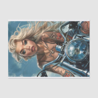 Biker Babe8 Tissuepapier