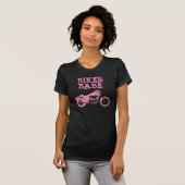 Biker Babe, dames en heren, T-shirts (Voorkant volledig)