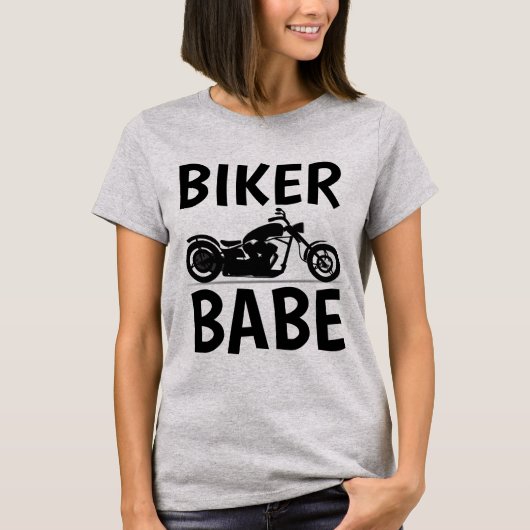 BIKER BABE, Dames- en T-shirts (Voorkant)