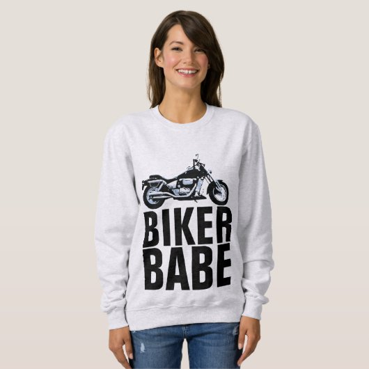 BIKER BABE-Dames in de T-shirts (Voorkant volledig)