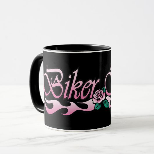 Biker Babe Mok (Voorkant links)