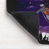 Biker Babe Mousepad Muismat (Hoek)