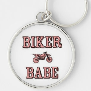 Biker Babe Sleutelhanger