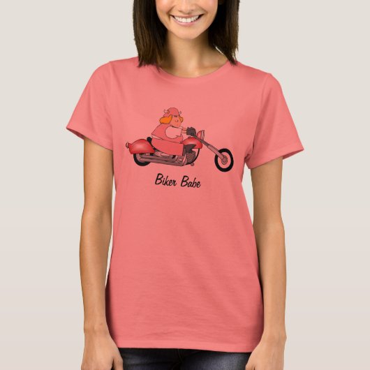 Biker Babe t-shirt (Voorkant)