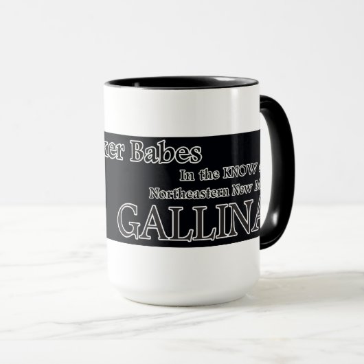 Biker Babes wraparound mok (Voorkant rechts)