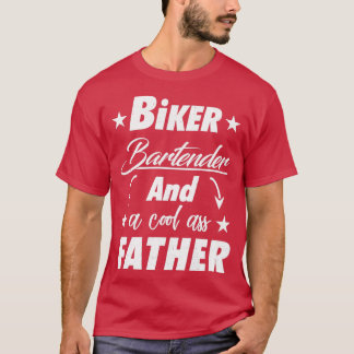 Biker Bartender vader T-shirt