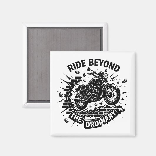 Biker Beyond Limits Ride Magneet (Voorkant / Achterkant)