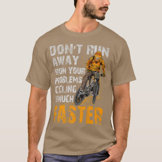 Biker Bicycle Cycle Rider Bike Ride 201 T-shirt