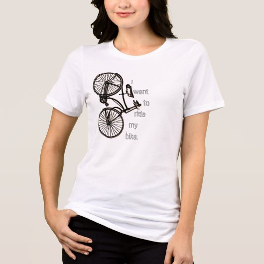 Biker  Bike T-shirt (Voorkant)