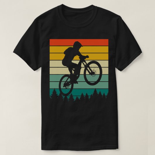Biker Biker BM Mountain Bike Retro  T-shirt (Design voorkant)