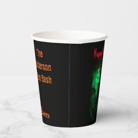 Biker Billy Halloween Skeleton Papieren Bekers (Rechts)