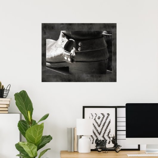 Biker Boot 25 Poster (Thuiskantoor)