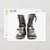 Biker Boots Briefkaart (Voorkant / Achterkant)