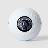 Biker Brotherhood Black Golfballen (Voorkant)