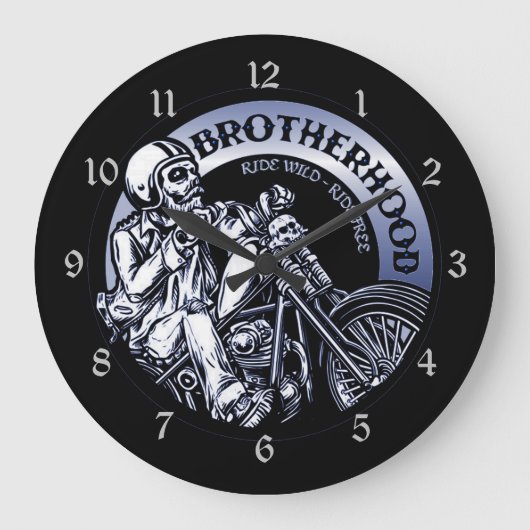 Biker Brotherhood Grote Klok (Voorkant)