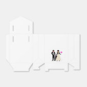 Biker bruiloft gunst dozen bedankdoosjes (Uitgevouwen)