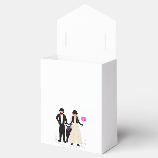 Biker bruiloft gunst dozen bedankdoosjes (Geopend)