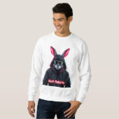 Biker Bunny Hoodie Trui (Voorkant volledig)