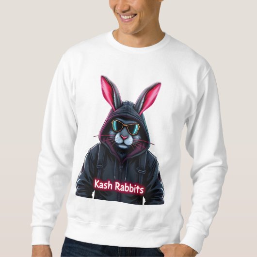 Biker Bunny Hoodie Trui (Voorkant)