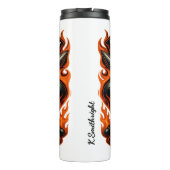 Biker by Birth Rebel by Choice Embleem Thermosbeker (Achterkant)