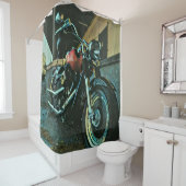 Biker-cadeaus Douchegordijn (In situ)