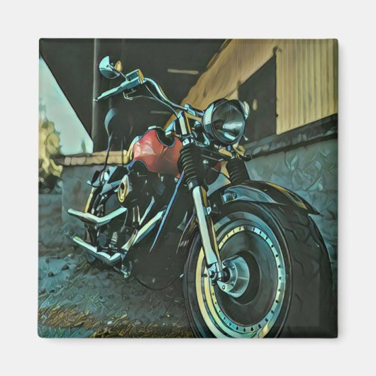 Biker-cadeaus Magneet (Voorkant)