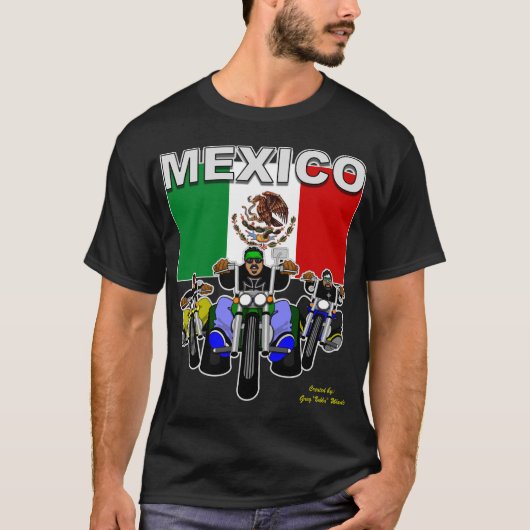BIKER-CARTOONS / TOONE-T - SHIRTS BUBBA / ALASKAN (Voorkant)