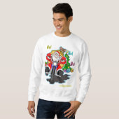 BIKER-CARTOONS / TOONE-T - SHIRTS BUBBA / ALASKAN (Voorkant volledig)