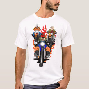 BIKER-CARTOONS / TOONE-T - SHIRTS BUBBA / ALASKAN