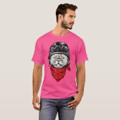 Biker Cat - Motorfiets Chopper Biker Motorfiets T-shirt (Voorkant volledig)