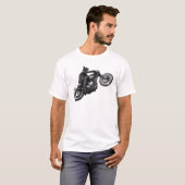 Biker Cat T-shirt (Voorkant volledig)